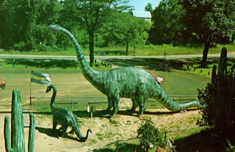 Prehistoric Forest - Vintage Postcard